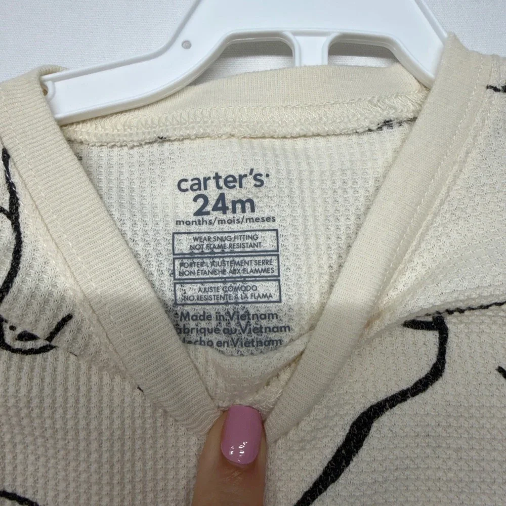 Carter's 24M NWT 8 Piece Pajama Lot Construction Trucks Animals Cotton PJs